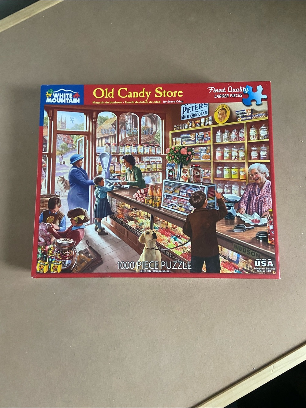 White Mountain Old Candy Store 1000-Piece Puzzle (2021) 🎨 Steve Crisp